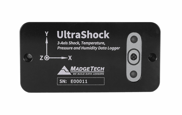UltraShock - Temperature, Humidity, Pressure and Tri-Axial Shock Data Logger